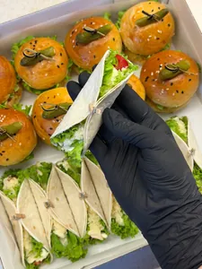 Мини-тако цезарь с курицей