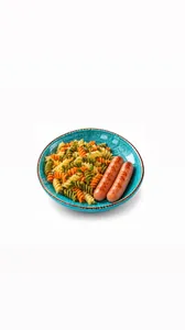Сосиски с макаронами