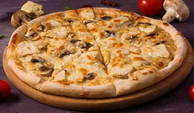 Пицца Курица с шампиньонами