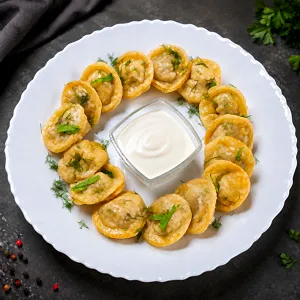 Пельмени жаренные