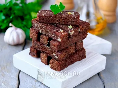 Гренки с чесноком 